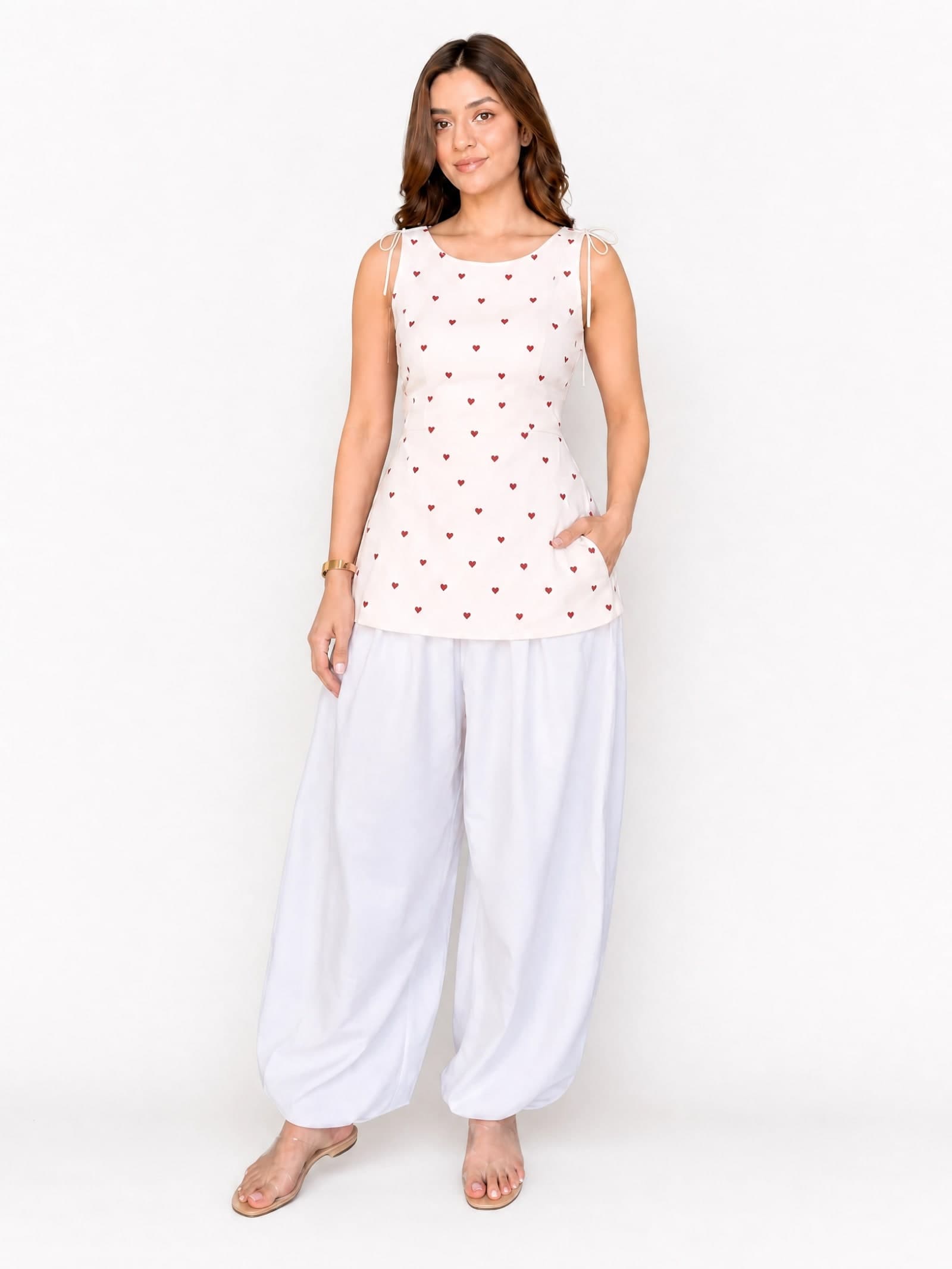Creamy Peech - Kurtis by Bustaniya