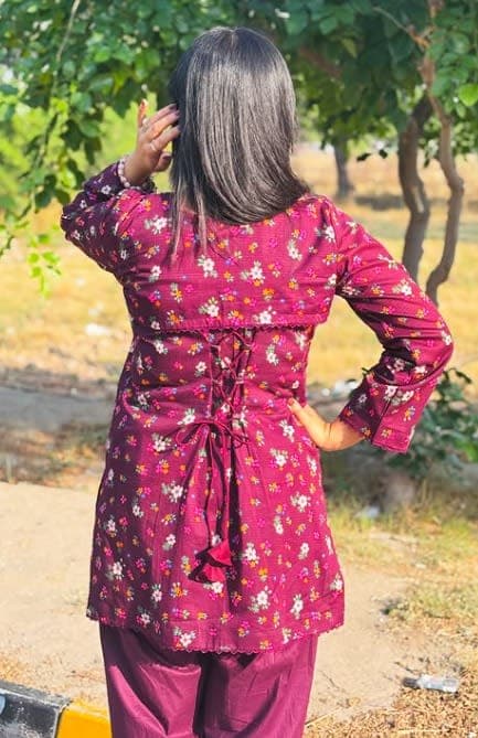 Maroon - Co-ord Sets by Bustaniya